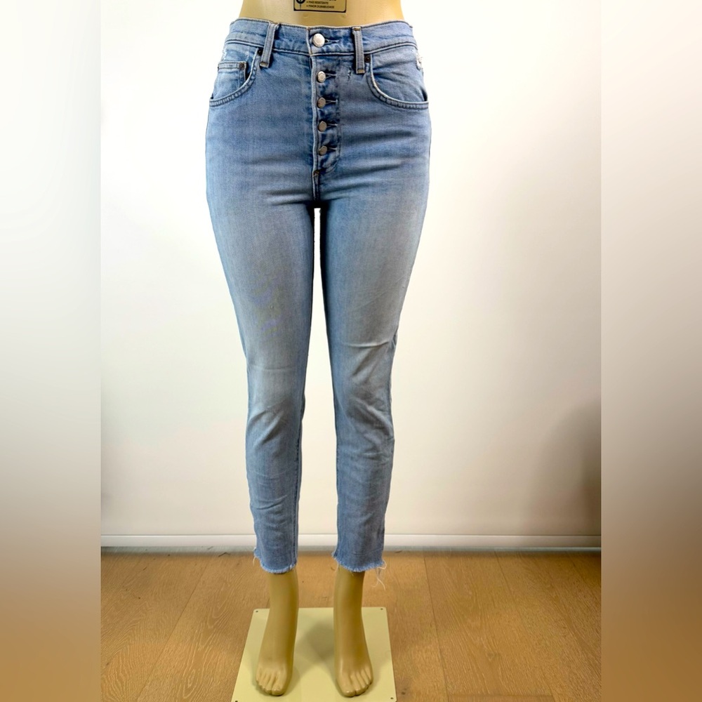 Aritzia Denim Forum “The Yoko” high rise slim jeans size 27